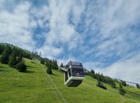 Stanserhorn - Fahrt mit der CabriO-Bahn...