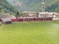 Fahrt mit dem Bernina-Express von St. Moritz nach Tirano