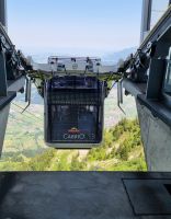 Stanserhorn - Fahrt mit der CabriO-Bahn...