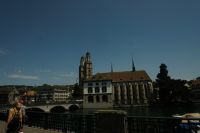 Blick zum Großmünster