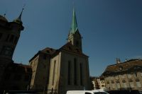 Fraumünster mit Bildern von Chagall