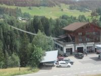 064 Fahrt mit dem Glacier-Express - Hängebrücke bei Bellwald