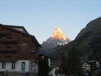 078 Zermatt - Sonnenaufgang am Matterhorn