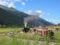 107 Fahrt über den Grimselpass - Stopp an der Furka-Dampfbahn