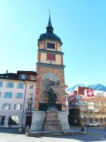 Fahrt nah Realp, Altdorf