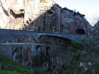 Fahrt nach Realp, Teufelsbrücke