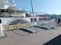 Fahrt zur Rigi, zuerst geht es mit dem DS Unterwalden nach Vitznau