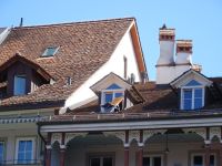 Thun Schweiz - Liegestuhl auf dem Dach