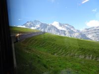 Fahrt mit der Jungfraubahn 