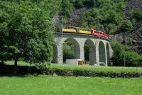 Am Kreisviadukt von Brusio