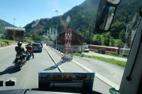 Viele Motorräder am Sonntag