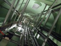 Blick in die Antenne auf dem Säntis 