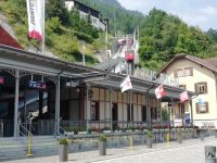 Am Bahnhof der Pilatusbahn