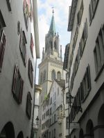 St. Gallen: Turm der Laurentiuskirche