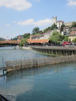 Luzern: Damm /Wehr an der Reuss