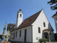 Luzern: namensgebendes Kirche an der Kapellbrücke