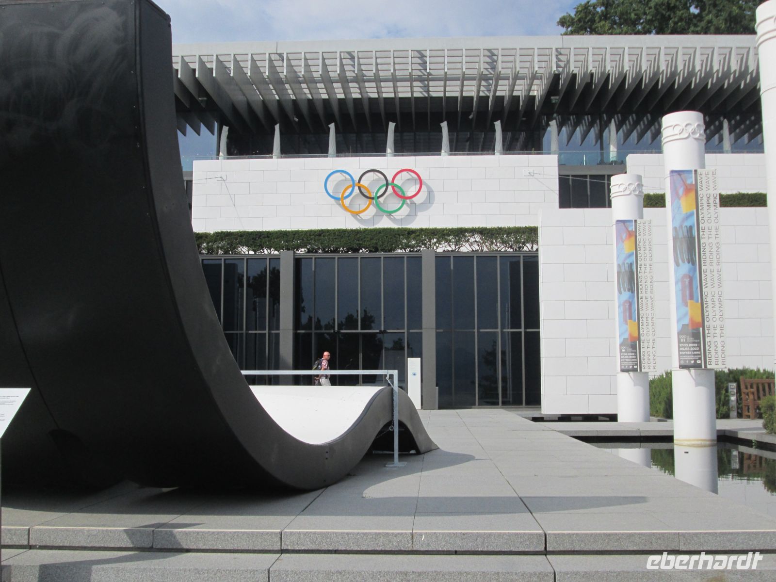 Lausanne: Eingang zum olympischen Museum