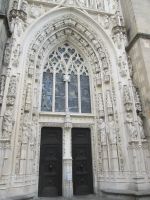Lausanne: Eingangsportal der Kathedrale