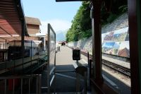 Am Bahnhof der Rothornbahn