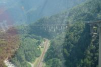 Blick auf die Gotthardautobahn