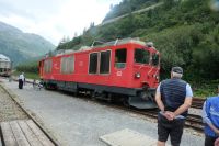 Diese Diesellok löste in Gletsch die Dampflok ab