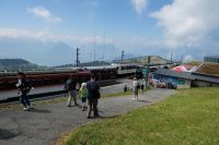 Die Bahnstation Rigi-Kulm