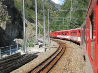 Matterhorn-Gornergrat-Bahn nach Zermatt