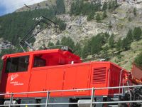 im Bahnhof von Zermatt