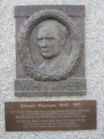 Erinnerungstafel in Zermatt