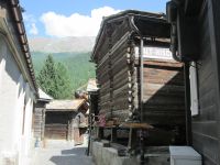 Speicherhäuser in Zermatt aus dem 17. Jahrhundert
