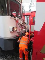 Lokomotiv-Wechsel in Disentis