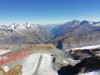 Auf dem Kleinen Matterhorn 