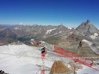 Auf dem Kleinen Matterhorn 
