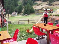 Musikalischer Empfang auf Furi