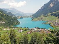 Blick zum Lungernsee