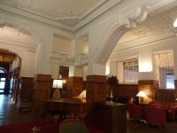 St. Moritz, Foyer in Hotel Schweizerhof