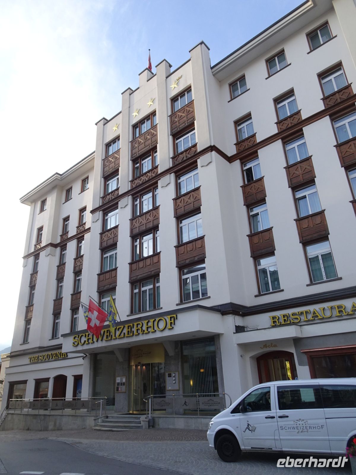 St. Moritz, unser Hotel Schweizerhof