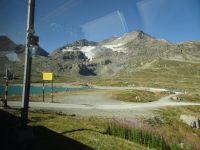 Wasserscheide in der Nähe des Berninapasses