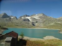 Blick auf den Piz Bernina