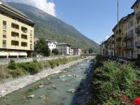 Tirano mit Fluß Adda