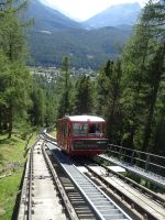 Pontresina, Auffahrt zum Mouttas Muragl