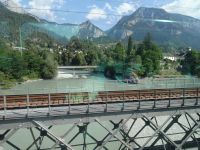 Reichenau - Zusammenfluss von Hinter- und Vorderrhein