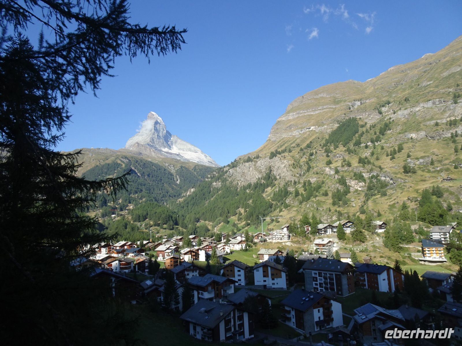 Zermatt, Blick auf Matterhorn