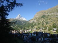 Zermatt, Blick auf Matterhorn
