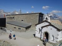 Gornergrat, Kapelle und Zooom-Ausstellung