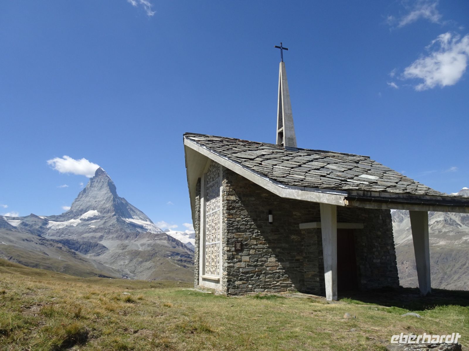 Riffelberg, Kapelle mit Matterhorn