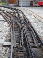 Weiche der Gornergratbahn