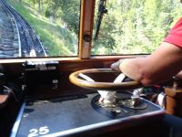 Pilatus-Bahn: traditionelle Technik im Einsatz