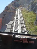 Pilatus-Bahn: knapp auf Kante