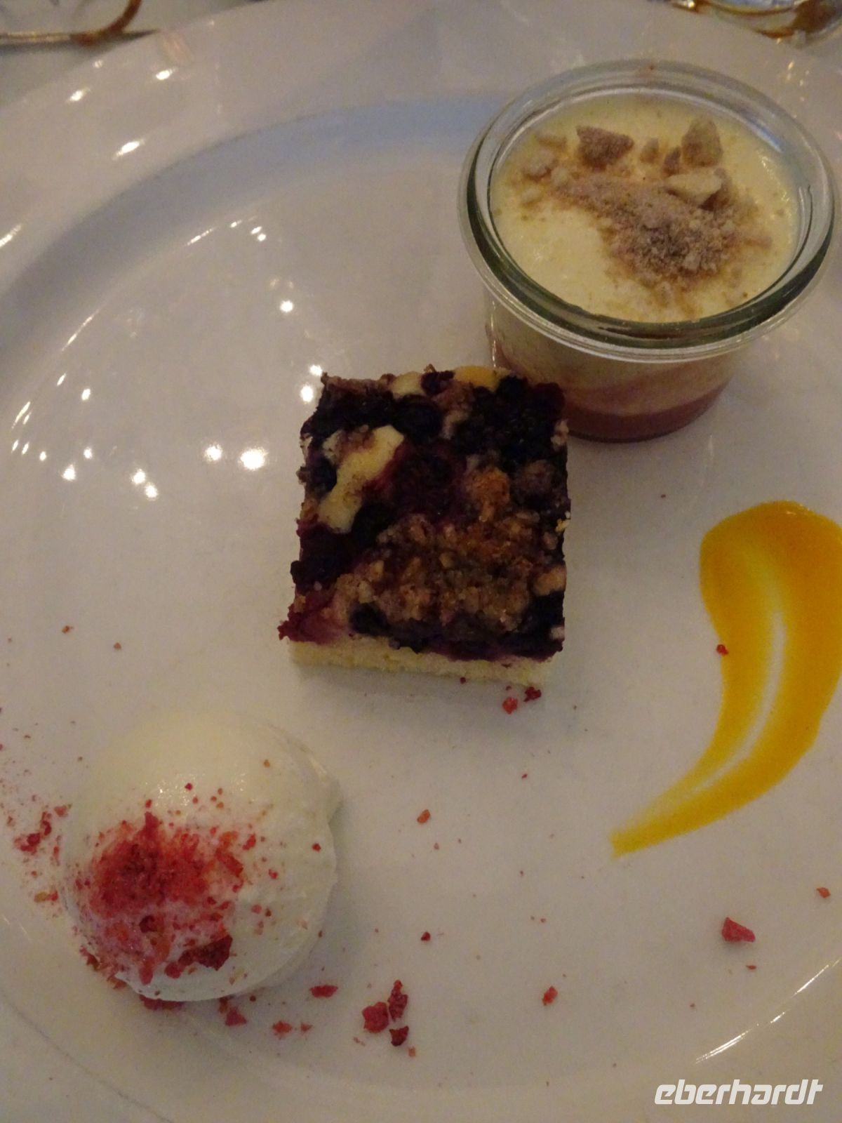 Ein Dessert durfte nicht fehlen